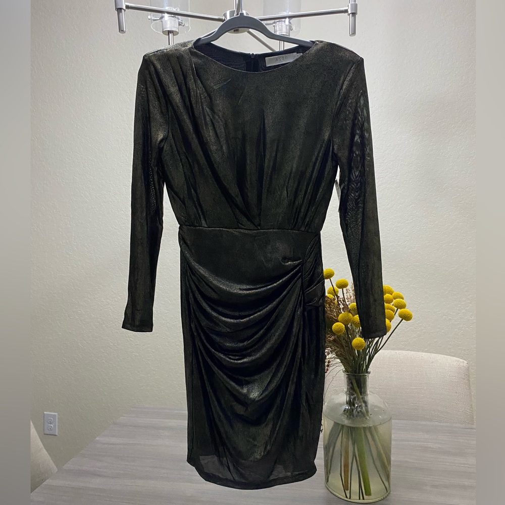 ASTR the Label Metallic Dress